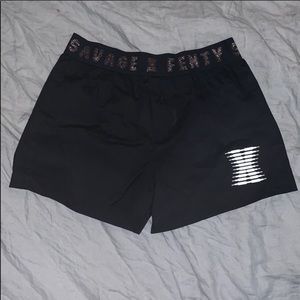 Savage X Fenty Intimates Sleepwear New Savage X Fenty Black Boxers Poshmark
